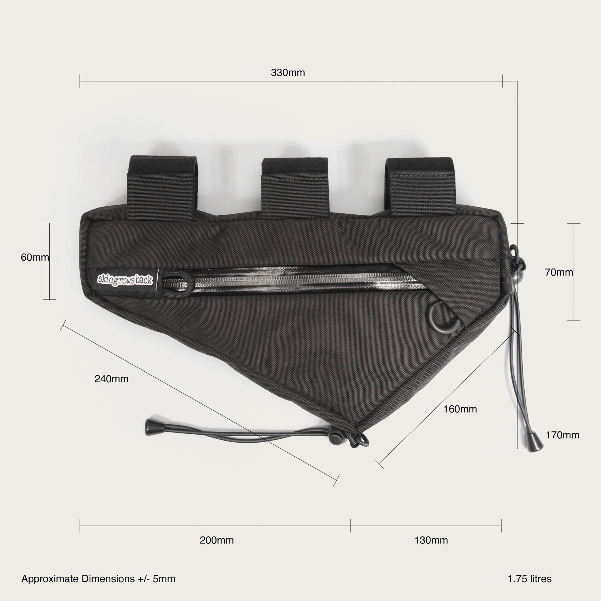 Skin Grows Back - Wedge Frame Bag – Wondercross