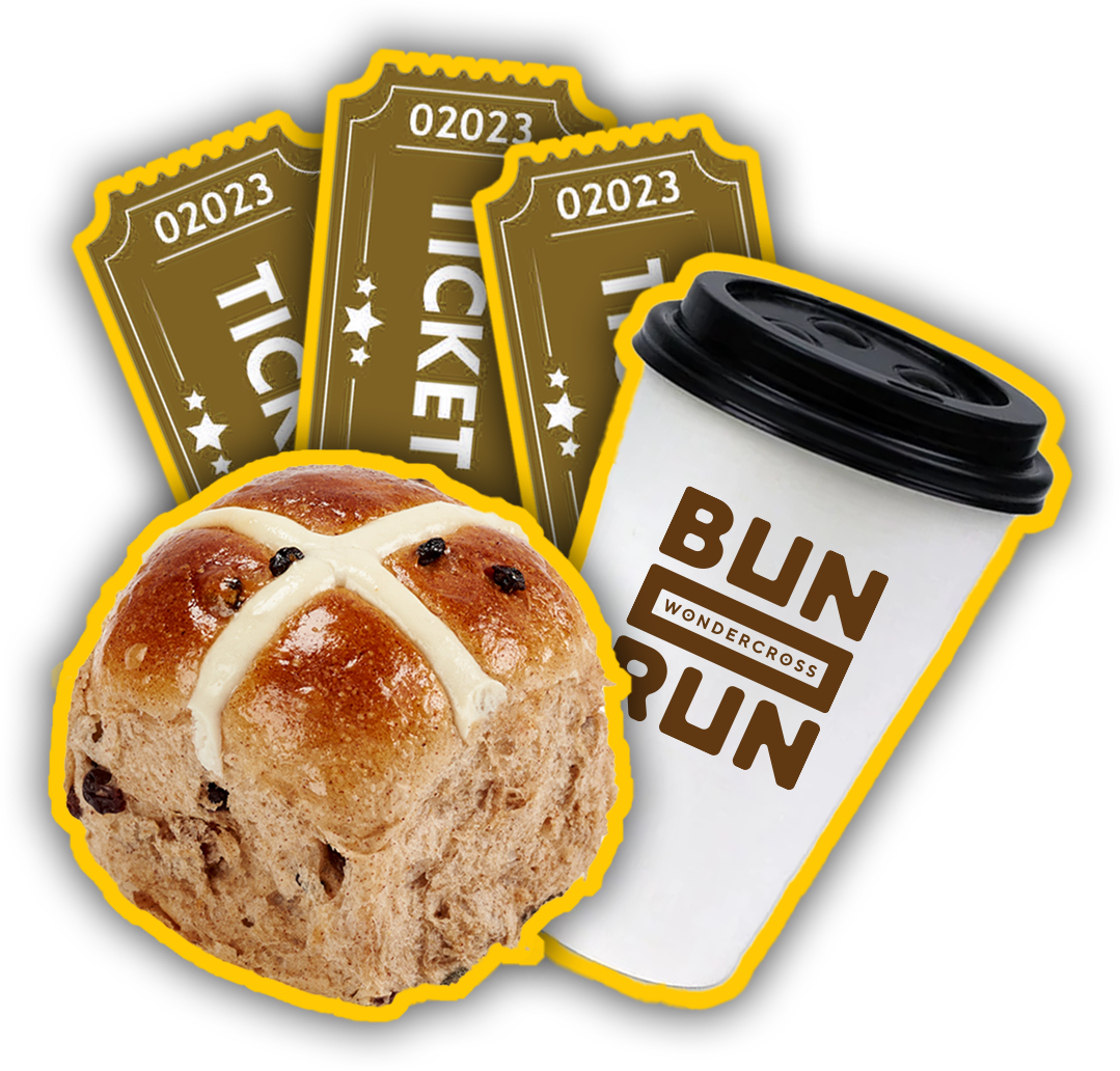 3 RAFFLE TICKETS + BUN & COFFEE
